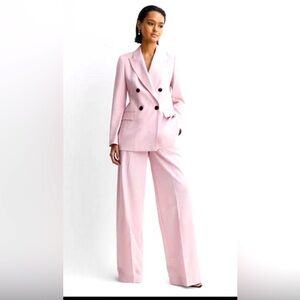 Reiss, NWT Evelyn Pink Suit, size 12 Blazer, Size 12 Pant